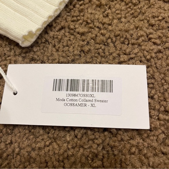 Reformation Moda Cotton Collared Sweater - Picture 3 of 7